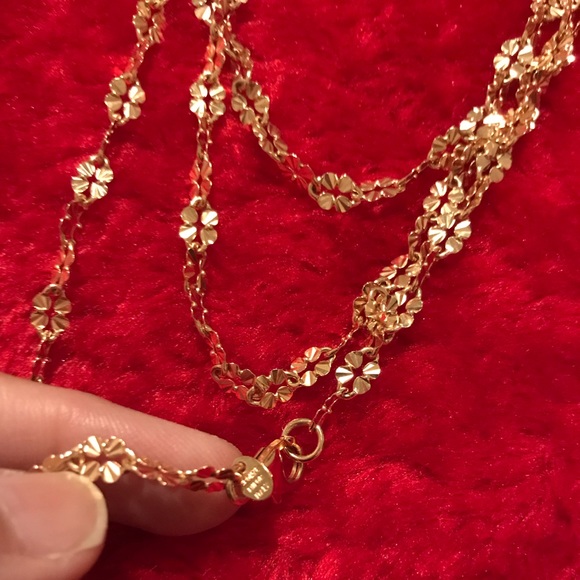 Vintage Bronze Milor Italy Rose Gold Link Necklace - Picture 8 of 16